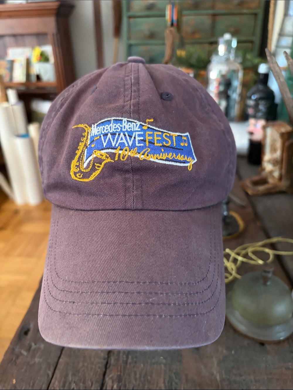 Wavefest 10th Anniversary Purple Baseball Cap